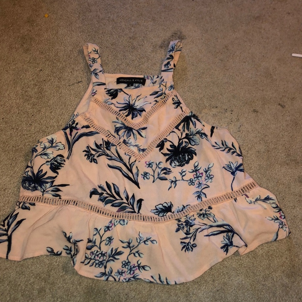 Kendall and Kylie blouse tank top